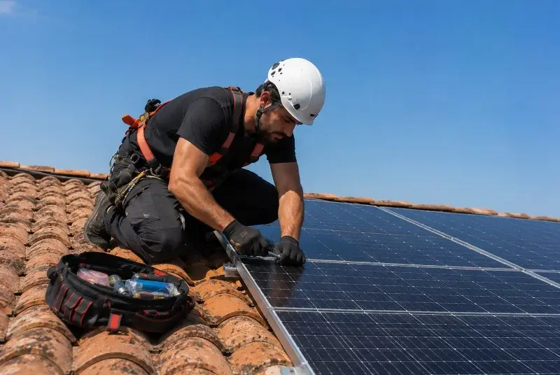 Maintenance et monitoring de panneaux solaires à Wattignies